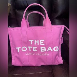 RARE candy pink medium tote bag